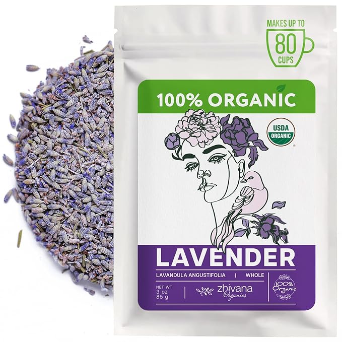 Culinary Lavender Flowers Organic - Dried Food Grade Lavender for Drinks, Cooking & Baking - Edible & Aromatic – Té de Lavanda Natural
