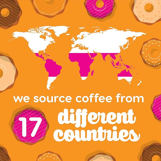 Donut Café - Coffee Gourmet Pods, Colombian Blend, Medium Roast – Non-GMO, Gluten Free – Compatible with Keurig K Cup Brewers – Smooth & Delicious – 36 Count