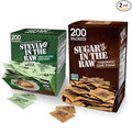 In the Raw Sugar and Stevia Sweetener Bundle – 200 Turbinado Sugar Packets + 200 Stevia Packets (2 Piece Set)