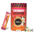 Skinny Boost Instant Skinny Coffee Sticks (Vanilla) - Made with Arabica Coffee Beans, Garcinia Cambogia, Green Tea Extract, B Vitamins, Fiber and Prebiotics –Sugar Free-Keto Friendly (28 Packets)