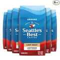 Seattle’s Best Coffee, Light Roast Ground Coffee, Lighthouse, 100% Arabica, 6 Bags (12 oz Each)