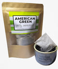 Yaupon Brothers American Green Yaupon Tea - 16 Eco-Friendly Organic Green Tea Bags Crafted from Antioxidant Rich Yaupon Organic Leaves - Caffeinated in Fiber Bags