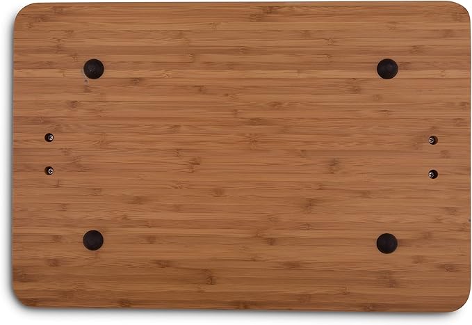 Arthur Court Designs Aluminum Longhorn Handle Bamboo Wood Carving/Cheese Board Large Tray for Serving Meats or Appetizer 20 inch x 13 inch