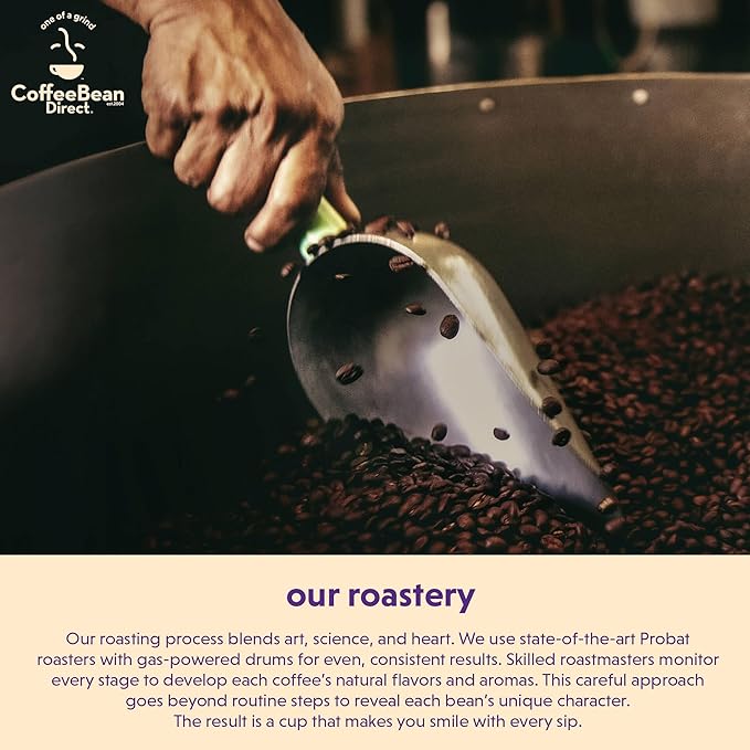 Coffee Bean Direct French Roast Colombian Supremo, Whole Bean Coffee, Dark Roast, 2.5 Pound Bag (Pack of 1)