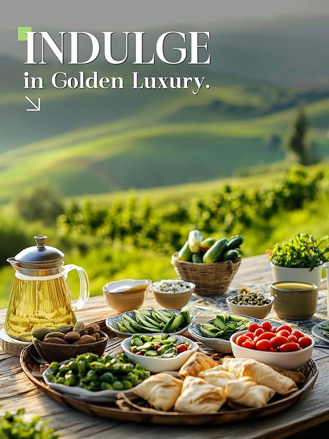 CO-OP 1950 Golden Green Tea Loose Leaf Tea, 100g, High Mountain Whole Loose Leaf Green Tea, Naturally Smooth & Refreshing, Rich in Antioxidants, No Additives, 20 Empty Tea Bags Included, Box