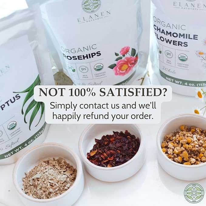Organic Heart Calm Tea 4 oz. (113g), Blood Pressure Tea to Maintain Healthy Pressure, Circulation Balance, Delicious Tasting, USDA Certified Organic, Cut & Sifted