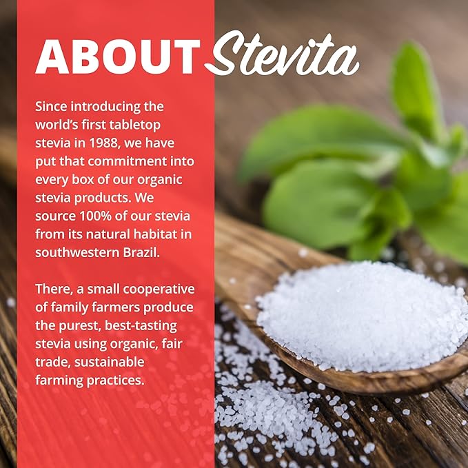 Stevita Organic Monk Fruit Bake-It-Better Pouch - 12 oz - Baking Sugar Alternative with Monk Fruit, Stevia & Erythritol - No Calories - USDA Organic, Non-GMO, Vegan, Keto, Paleo, Gluten Free