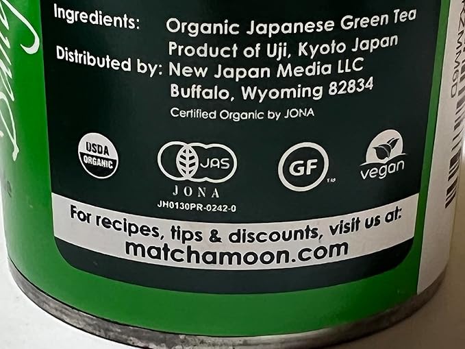 Matcha Moon Organic Barista Grade Matcha – Daily Zen – Japanese Green Tea Powder for Lattes, Smoothies & Baking – 100g
