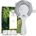 Homestia Hawthorne Strainer, Cocktail Strainer for Drinks, Stainless Steel Bar Strainers for Home Bar and Professional Bartenders, Martini Strainers for Boston Shaker Mixing Glass (Silver)