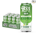 Ryl Iced Tea, Unsweetened Green Tea, Antioxidant Superblend, Zero Sugar, Zero Carb, Zero Calorie Iced Tea, 16.0 Fl Oz (12-Pack)
