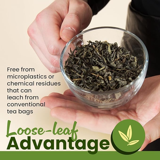 Wu Mountain Tea Organic Oolong Tea – 1 lb Loose Leaf – Premium Whole Black Chinese Tea Leaves – Smooth Aroma, Low Astringency, Naturally Energizing – Perfect for Hot & Iced