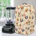 Farm Rooster Blender Cover Dust Cover Appliance Dust Cover for Small Food Processor Coffee Maker Juice Maker with Top Handle Kitchen Decor Foldable
