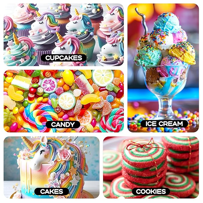 Cotton Candy Flavoring Extract – 1 fl oz Concentrated Food Flavoring Oil for Baking, Candy Making, Lip Gloss & Desserts, with Glass Dropper
