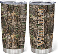 Hyturtle Personalized Hunting Gifts For Men - Camo Hunting Tumbler 20 Oz Travel Coffee Mug Stainless Steel - Fathers Day Hunting Gift For Dad, Him, Boy, Husband, Hunters On Birthday, Christmas