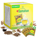 SAMAHAN Ayurvedic Herbal Tea Packets - Sri Lankan Ceylon Blend with 14 Natural Herbs Including Ginger, Black Pepper & More, Herbal Tea Bags for Wellness, Relaxation & Daily Comfort - 50 Count