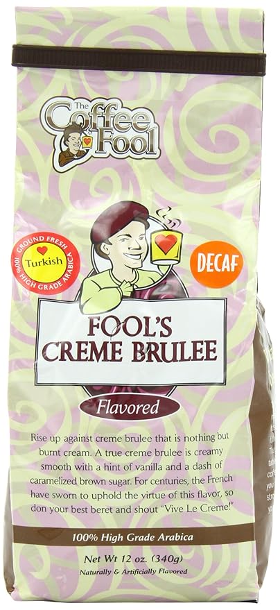 Coffee Fool's Decaf Creme Brulee (Powder (Turkish))