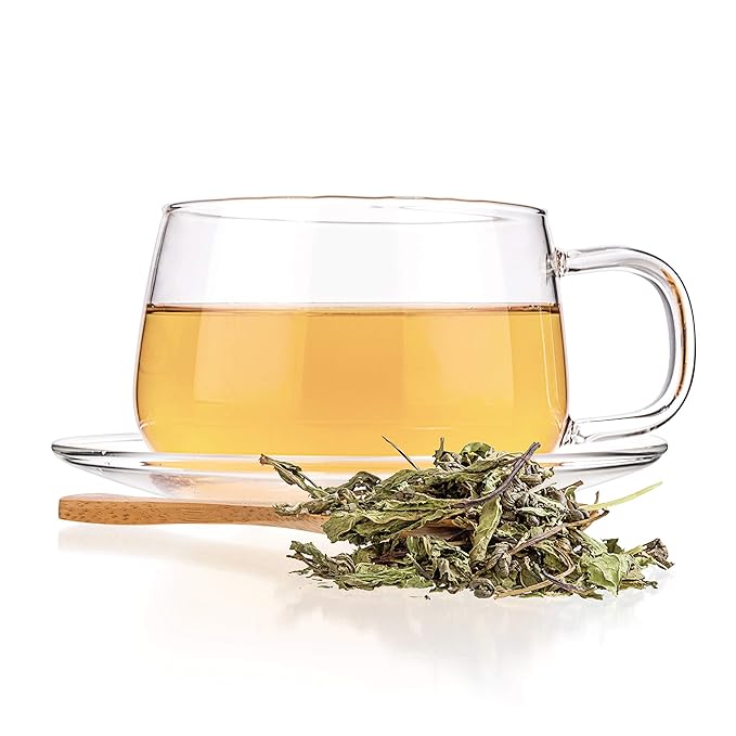 Tealyra - Moroccan Mint - Gunpowder - Peppermint - Spearmint - Famous Green Loose Leaf Tea - Caffeine Level Low - Hot or Iced Tea - All Natural - 110g (4-ounce)