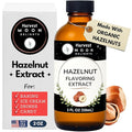 Hazelnut Extract for Baking, Drinks, Ice Cream, Candy - 2 oz - By Harvest Moon Delights - Hazelnut Flavoring, Flavor