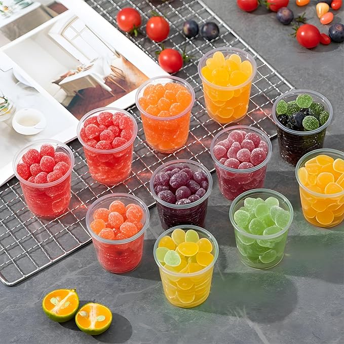 SIUQ 600 Pack 3 oz Clear Plastic Cups, Disposable Bathroom Mouthwash Cups, Small Plastic Drinking Cup for Ice Tea, Tasting, Party, Picnic, BBQ, Travel and Event