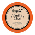 Prospect Tea Co. Caffeinated Vanilla Chai Tea Pods Compatible with K Cup Brewers Including 2.0, 40 Count