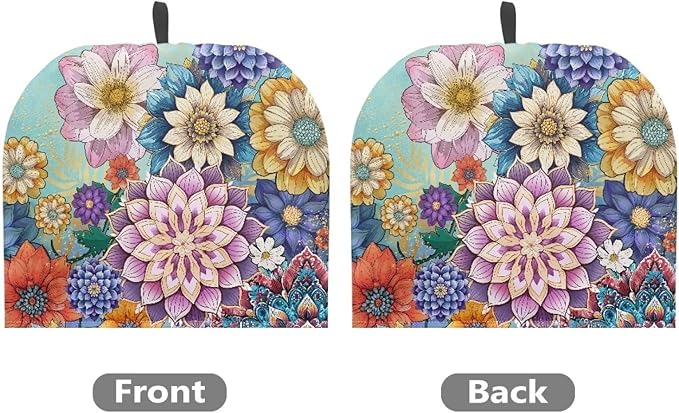 Mandala Tea Cozies Covers Designed in England Tea Pot Cozy for Keeping Warm Dust Proof Teapot Insulation Cover for Kitchen Decor