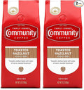 Community Coffee Toasted Hazelnut Flavored 12 Ounce, Medium Roast Ground Coffee, 12 Ounce Bag (Pack of 2)