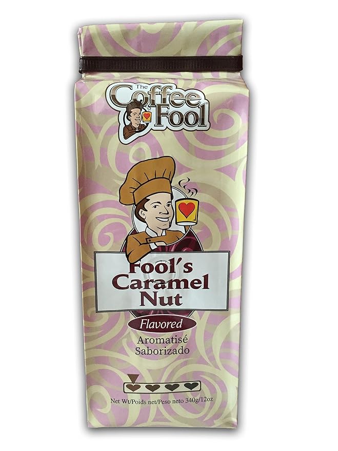 Coffee Fool's Decaf Caramel Nut (Very Fine Grind)