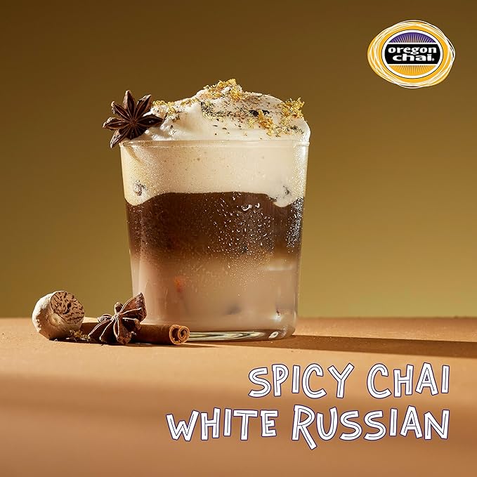 Oregon Chai Spiced Chai Tea Latte Concentrate, 32 Fl Oz (Pack of 1)