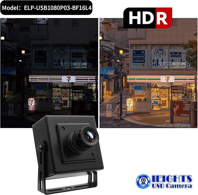 H.264 USB Camera 0.0001Lux Low Illumination Webcam Wide Angle M12 1080P 30fps Mini UVC USB2.0 Lightburn Camera 100db HDR Web_Cameras for Computer Fast Frame 2K PC Cam for Pi Laptop