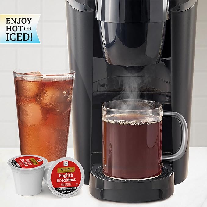 Twinings English Breakfast Black Tea K-Cup Pods for Keurig, 56 Count (Pack of 1) Smooth, Flavourful, Robust, Caffeinated, Enjoy Hot or Iced