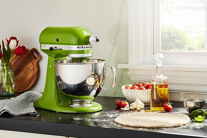 KitchenAid Artisan Series 5 Quart Tilt Head Stand Mixer with Pouring Shield KSM150PS, Matcha