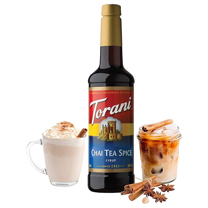 Torani Syrup, Chai Tea Spice, 25.4 Ounces (Pack of 4)