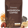 Instant Mushroom Coffee Mix with Lion's Mane, Cordyceps & Turkey Tail | 6-Superfood Blend | Keto & Paleo Friendly | 6.35oz Pouch (30 Servings)