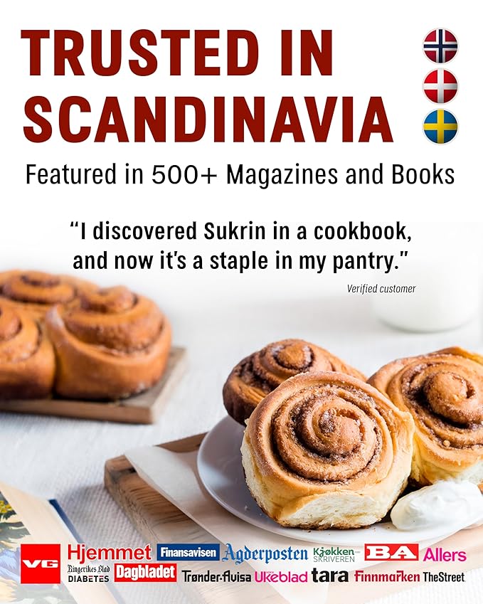 SUKRIN GOLD 100% Natural Sugar Free Brown Sugar Substitute with Erythritol & Stevia Brown Sugar Zero Calorie Sweetener, Granulated Gluten Free Non-GMO Kosher Blood Sugar Vegan Keto Friendly, 1.1LB Bag
