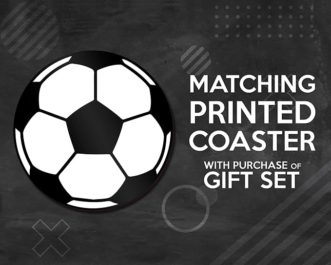 Soccer Coach Gift - Personalized Soccer Gift, Soccer Accessories, Best Coach gifts for coaches, End of Season, Girls Soccer Coach Gifts (Soccer, Single Pint Gift Box)