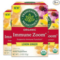 Traditional Medicinals Tea, Organic Immune Zoom Lemon Ginger, Supports Immune Function, 48 Tea Bags (3 Pack)