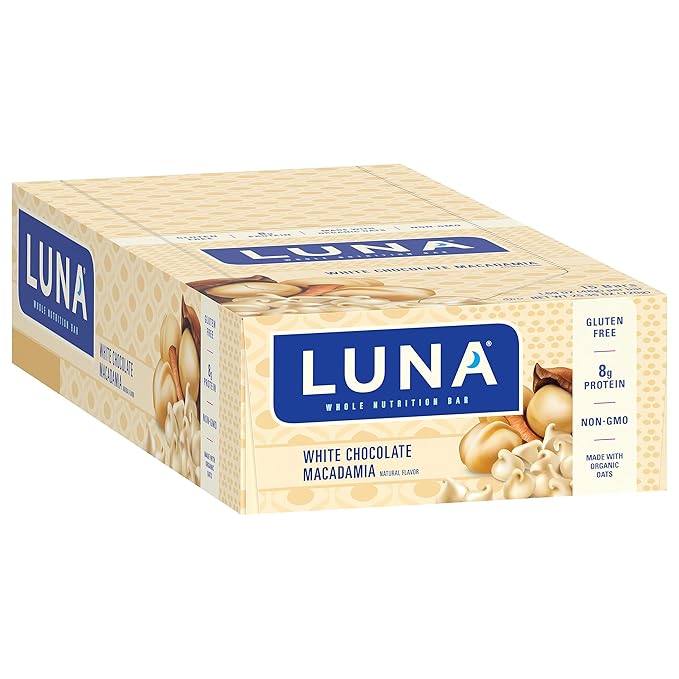 Clif, Bar Luna White Chocolate Macadamia 15 Count, 25.35 Ounce