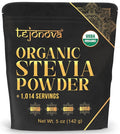 tejonova Organic Stevia Powder, 5oz, Stevia Sweetener, Stevia Organic, Stevia Extract Powder, Zero Calorie Sweetener, Stevia Sugar Substitute, Pure Stevia No Additives, 1014 Servings