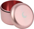 Brando Moon Rose Gold Pocket Storage Case Container Smell Proof and Air Tight - Easy to Carry and Best Way to Preserve Coffee - 2.1 x 1.8”