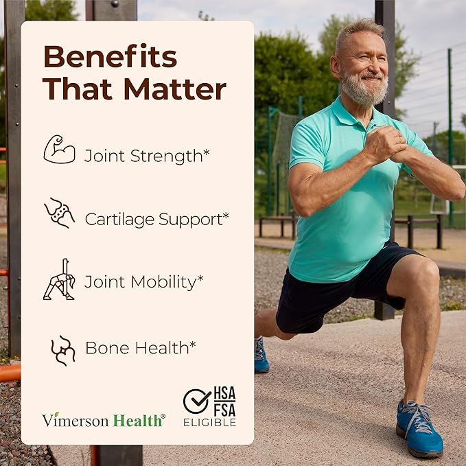 Glucosamine Chondroitin MSM – Joint Support Supplement for Women and Men with Glucosamine Sulfate 1500 mg, Chondroitin and MSM – for Cartilage, Joint Health and Flexibility – 2 Pack