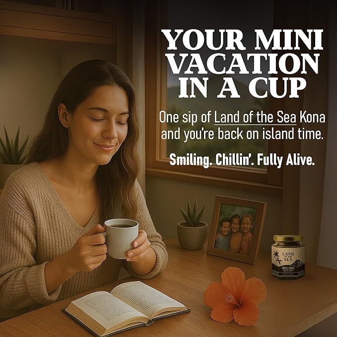 KONA COFFEE 100% - Premium Freeze Dried Instant Coffee - Low Acid Coffee - Medium Roast Arabica Hawaiian Coffee, 1.5oz (1 Pack | 22 Servings)