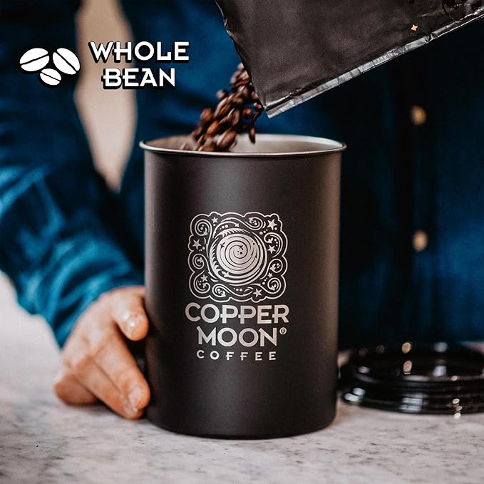 Copper Moon Medium Roast Whole Bean Coffee, Hawaiian Hazelnut Blend, 2 Lb