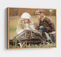 P&L ART. Personalized Custom Canvas Prints: Photo On Canvas Transform Your Photos into Stunning Framed Wall Art Digitally Printed Photo To Canvas Ideal for Home Decor Gifts Keepsakes Beige 24X36