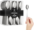 Exquisite Mini Spoons For Desserts - Bulk Pack Of 500 Silver Dessert – Disposable 4.5 Inch Plastic Appetizer Real Flatware Look- Miniature Bpa Free Food Safe
