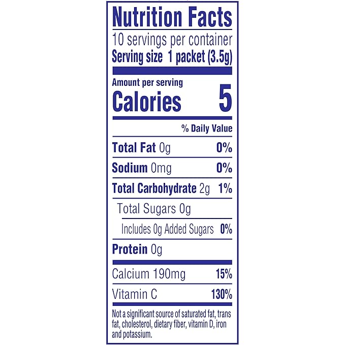 Crystal Light Drink Mix, Classic Orange,1.3 Oz( Pack of 6)