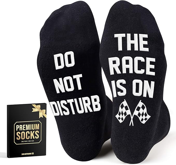 VICRAZY Racing Car, Sport Car Socks for Men, Women - Formula 1 Gifts, Racing Socks, Stocking Stuffers for Men, Women