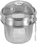 uxcell Tea Infuser Filter, Stainless Steel Tea Strainer, Loose Tea Steeper, Tea Ball with Chain for Loose Leaf Tea, Small Size