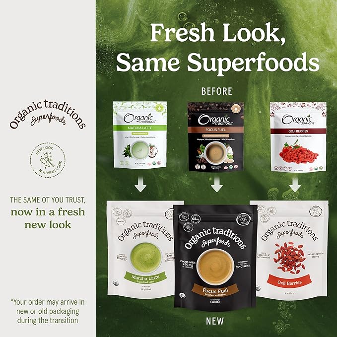 Organic Traditions Matcha Latte Green Tea Powder | Premium Authentic Japanese Matcha | Sourced in Japan | 150g/5.3oz Bag