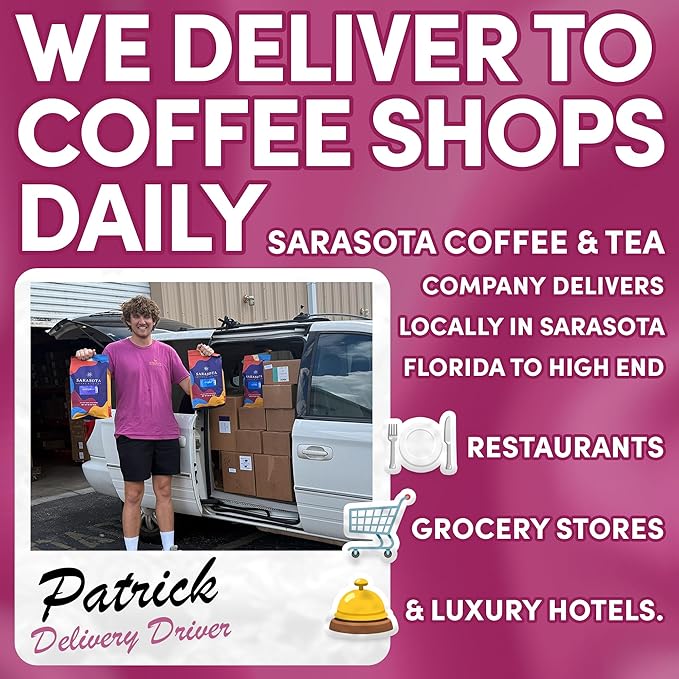 Sarasota Coffee 1905 Cold Brew Coffee Bags | Sweet Cream Jamaican Me Crazy | Blonde-Medium Roast | Smooth & Low Acid | Ground Filter Packs | Cold Brew Kit Makes 14 Cups | Creamy Vanilla & Caramel Notes