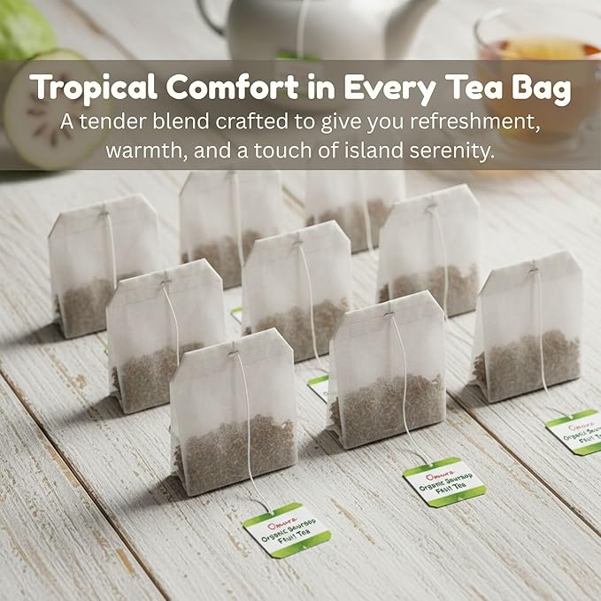 Omura Soursop Guanabana Fruit Tea (SOURSOP-FRUIT 25-TEA-BAGS)